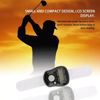 Mini Ciparu LCD Electronic Digitālo Golfa Pirkstu Rokas Sakrīt Rindu Skaitītājs