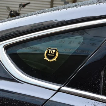 2gab Car Styling, 3D Logo VIP MOTORI Decal Uzlīmes, lai Opel Mokka Corsa Astra G J H zīmotnes Vectra Zafira Kadett Moncā Combo