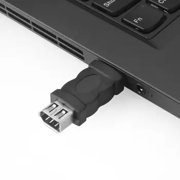 6 Pin Sieviešu Firewire IEEE 1394 USB Vīriešu Adapteri Pārveidotājs vairumtirdzniecība
