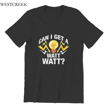 Vīriešu T-krekls vai es Varu Saņemt Watt T-Krekls, Kokvilna Groot Īss Lielgabarīta Hip-Hop Tshirts 35827