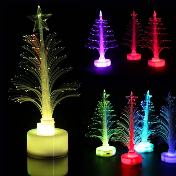4gab Fiber Optika, Lampas, Ziemassvētku Eglītes Enerģijas taupīšanas Multicolor Optisko Šķiedru Lampa, Mājas Puse Ziemassvētki Dekorēšanai Ziemassvētku Dāvanu