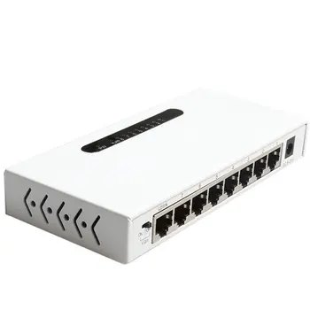 8-Port PoE Tīkla Slēdzi, Neapsaimniekotu Gigabit 1000M Ethernet komutatoru, Metāla korpuss, stipra, izturīga Slēdzis MUMS plug