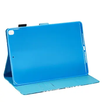 Iespiests PU Leather Flip Stends Vāks iPad 10.2 collu 2019 Auto Miega Mosties Smart Case For iPad 7th Gen 10.2 A2197 A2200 A2198