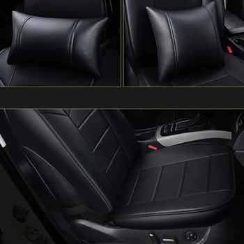 WLMWL Vispārējo Ādas Automašīnu sēdekļu vāks Hyundai visus modeļus elantra terracan akcentu azera lantra tucson iX25 i30 iX35