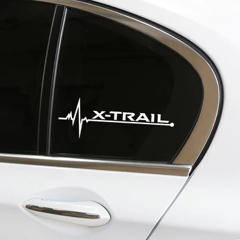 Jaunu Sirdi Auto Decal Uzlīmes Stils Windows Durvju Apdarei Nissan X Trail, Jauno Qashqai Murano piederumi
