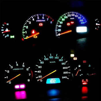 10x T4.7 LED SMD Automašīnu Klastera Gabarīti, Paneļa Balta, Ledus Zila, Sarkana, Rozā Zaļš Sarkans Instrumentu Panelis Gaismas Neo Ķīlis Spuldzes
