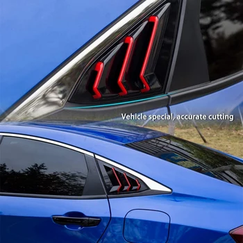 Auto Logu Žalūzijas Pārsegs, Aizmugurējā Žalūzijas Rāmis Ventilācijas, Logu noformēšana Aizmugurējo Vējstiklu, Sānu Ventilācijas, Honda Civic 2016-2020
