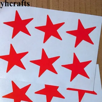 150-600PCS/DAUDZ.1.5 cm dzeltena zaļa zila sarkana zvaigzne papīra uzlīmes Bērnudārza atlīdzību etiķetes Lētu rotaļlietu 3 gadiem, rotaļlietas, dāvanas Dzimšanas dienā
