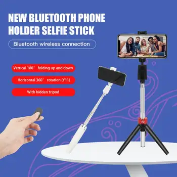 3 In 1-Bezvadu Bluetooth Selfie Stick Tālvadības Statīva Universālā Paslēptas Statīva Tālruņa Turētājs Viedtālruņiem Ceļojumu Produktu
