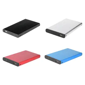 Portatīvo 480Mbps USB 2.0 Mobilo Cietā diska Diska Lieta Alumīnija Sakausējuma 10TB 2.5 collu SATA HDD, SSD Ārējās Kameras Lodziņš
