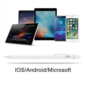 Aktīvā Stylus Digitālo Pildspalvu, Zīmuli iPad un iPhone Samsung Planšetdatoriem ar iOS un Android Capacitive touchscreen, Laba Zīmēšanas Rakstot