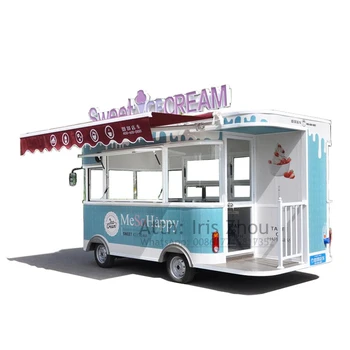 4.2 m garš komerciālo iela elektriskā mobilo ēdināšanas truck/ pārtikas piekabes grozs/ ice cream truck
