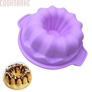 COOKNBAKE DIY Silikona maza kūka pelējuma pudiņš veidnes Kūka Dekorēšanas rīku formas ziedu roku ziepes maize, Mīklas izstrādājumi pelējuma