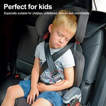 1pair Bērnu Bērniem, Bērnu Plecu Automašīnas drošības Jostas Turētāju Piederumi Interjera PU Leather Black Regulēšanas Sprādzi Portatīvo Positioner