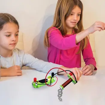 DIY Elektromagnētiskā Eksperimenta Materiālu Komplekti Bērniem, Studentiem Zinātnes Fizikas DIY Fizisko Zinātniskos Eksperimentos Ķēžu Komplekts