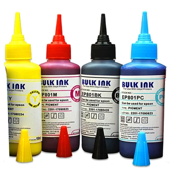 Einkshop 4 Krāsas x 100 ML Universālā Sublimācijas Tinte Epson Tintes Printeri Siltuma Tintes, ko Izmanto Krūze Kauss T-Krekls