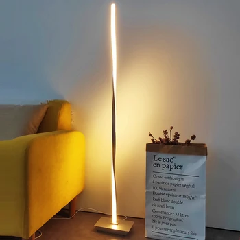 Mūsdienu Minimālismu Grīdas Lampas Dzīvojamā Istabā Sudraba Melna Pastāvīgā LED Grīdas Lampas Guļamistabas Spilgti Regulējamas Lampas Iekštelpu Dekori