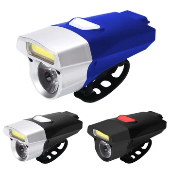 Velosipēds USB Lādējamu Velosipēdu Gaismas Dubultās Lampas, Krelles Ūdensizturīgs Spilgti Stūres Velosipēdu Lukturu &T8