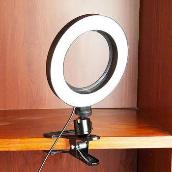 10 Collu Selfie Riņķa Gaisma ar Rotācijas Klipu un Tālruņa Turētājs Grims Live Stream, LED Kameras Gaismas Gredzens