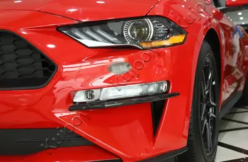 Ford Mustang 2018+ Auto Priekšējie Miglas Lukturi, Lampas Apdare, Rāmis Vāka Uzlīme Apdares Auto Stils