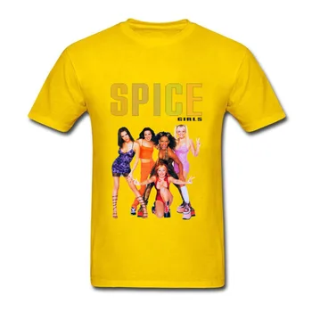 Gadījuma Vīriešu T-Krekli Spice Girls t Geek Atdzist Iespiesti Īsām Piedurknēm Vasaras Pieaugušo Tee Krekli