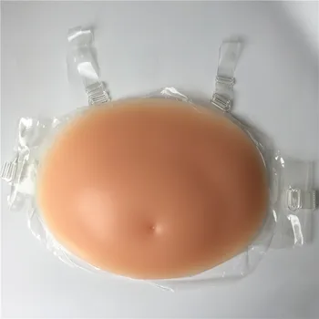 Reāli pašlīmējošais silikona grūtnieces vēders viltus baby bump 2~3 mēnešus 1000 g