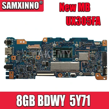 Sākotnējā UX305FA portatīvo datoru mātesplati par ASUS UX305FA UX305F UX305 mātesplati ar BDWY 5Y71 procesors pārbaudīta 8GB noliktavā