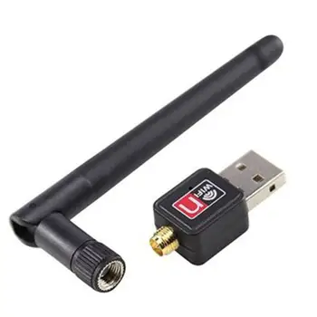 Pārnēsājams Mini WIFI USB Adapteri MT7601 150Mbps USB 2.0 Adapteris Karte, 802.11 Bezvadu WiFi LAN Tīkla J8D3 b/g/n Q0G5