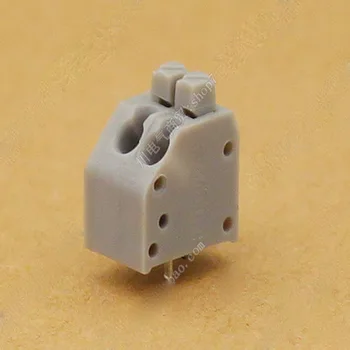 10pcs/partija 250-2p Piķis 3.5 mm PCB Atsperes Spaiļu Bloki Pelēks Kājas/Anti-kājām