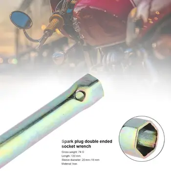 18mm/20mm Universālā Motocikla Aizdedzes svece uzgriežņu Atslēgu Dziļi Sasniegt Uzgriežņu atslēgas Ligzdu Augstas Kvalitātes Motociklu Spark Plug Socket