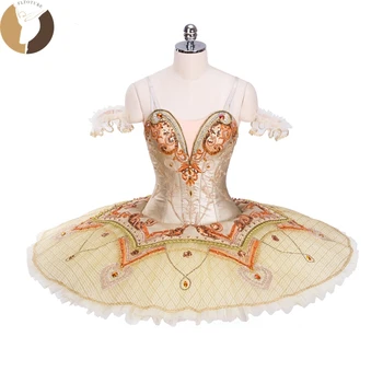 FLTOTURE Cukura Plum Fairy Baleta Pankūku Tutu Kleita 12 Slāņi, Tills, Sleeping Beauty Konkursa Riekstkodis YGAP Kostīmi Pārdošana
