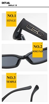 Mazs Taisnstūris Saulesbrilles Sieviešu 2019 Zīmolu, Dizainu, Vintage, Saules brilles Vīriešiem Brilles UV400 oculos Gafas De Sol Ar Lodziņu