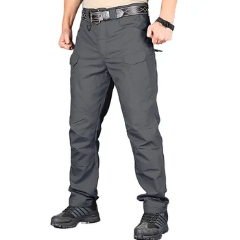 Kravas bikses vīriešu vienkrāsainu Ātri Sausas Multi-Kabatas Ārā Taktiskās Kravas Bikses, Garās Bikses Vīriešu Bikses Streetwear Bikses
