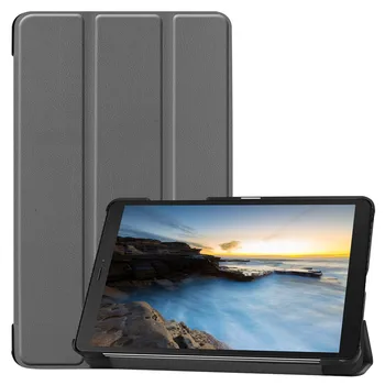 Būtiska Samsung Galaxy Tab 8.0 2019 Gadījumā, Ultra Slim PU Ādas DATORA Cietajā Atpakaļ Stāvēt Vāks Samsung T290 T295 SMT290 SMT295