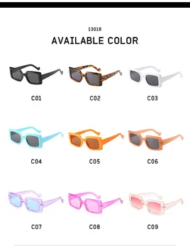 VWKTUUN Taisnstūra Saulesbrilles Sieviešu Vintage Brilles Kvadrātveida Saules Brilles Sievietēm Konfektes Krāsu Sunglass Vadītāja Vadītāja Toņos