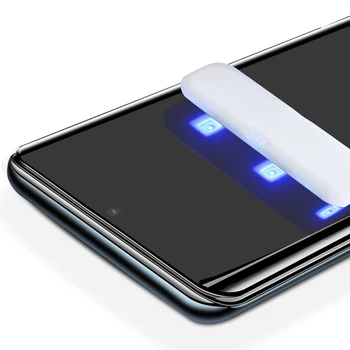 UV Rūdīta Stikla Samsung Galaxy S20 Ultra 5G S20 S10 Plus Piezīme 8 9 10 Plus UV Ekrāna Aizsargs, Filmas S8 S9 S10 S20 Ultra