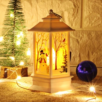 LED Ziemassvētku Gaismas Priecīgus Ziemassvētku Rotājumi Mājās, Ziemassvētku Rotājumi, Sveces, Ziemassvētku Lampas, Gaismas Santa Claus Ornaments