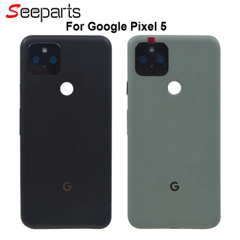 Jauns Google Pikseļu 5 Akumulatora Vāciņu Durvju Atpakaļ Mājokļu Aizmugures Lietā Par Google Pikseļu 5 Atpakaļ Akumulatoru Durvis Ar Kameras Objektīvs
