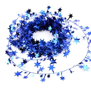 5 M Karājas Zvaigžņu Priežu Vizulis Vainags Ziemassvētku Rotājumi Rotājumu Vainags Ziemassvētku Rotājumi Ziemassvētku Eglītes 5Colors