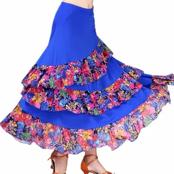 4 krāsas balles deju konkurss kleitas, balles valsis standarta deju kleita mūsdienu latīņamerikas deju kleitu, tango, fokstrots 90CM