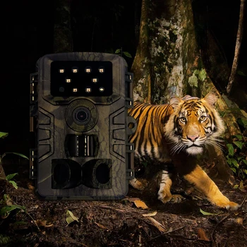 Mini Medību Kamera 20MP 1080P HD Ūdensizturīgs Āra Savvaļas dzīvnieku Izpētes Kameras ar Nakts Redzamības PIR Sensors 0.45 Ātri Sprūda s