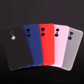 Matēts Konfektes tīrtoņa krāsu Vāks Xiaomi Redmi Piezīme 4X 5.5