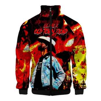 3D Lil Nas X Jaunas Drēbes POP Drukāt, sporta krekli, Sieviešu un vīriešu Ikdienas Atdzist Drēbes 2019 Karstā Pārdošanas Pavasara rāvējslēdzējs apkakle plus lieluma
