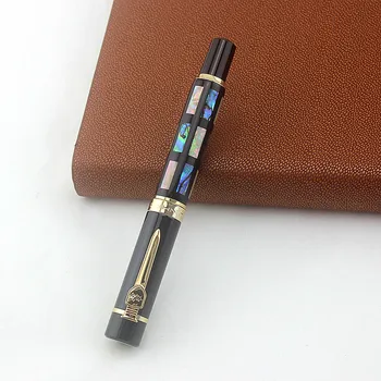 JinHao 650 Augstas Kvalitātes Tintes Pildspalvu Luksusa shell Kaligrāfijas Tintes Pildspalva 0.5 MM un 1.0 MM Nib Biznesa Dāvanu