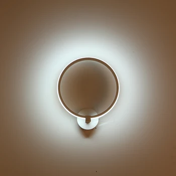 Mūsdienu Ziemeļvalstu Dizaina Balts Melns Led Sienas Apgaismojuma Lampas, Brā Aprīkojums, lai Bēniņi Guļamistaba Dekori Mājas Kāpnēm