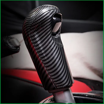 Auto Stils Interjerā Pārnesumu Pārslēgšanas Sviras Slēdzis Rokas Vāka Uzlīme Apdares Honda Jazz Fit GK5 PĒC. gadam-2018Auto Daļas