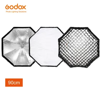 Godox AD-H9 90cm / 35.4 Collu Astoņstūra Umbrella Softbox ar Režģa Godox Mount AD600 AD600M