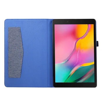 Case for Samsung Galaxy Tab A7 10.4 collu 2020. gadam Slim, Viegls Audums Tablete Vāks SM-T500 SM-T505 SM-T507 Stāvēt Shell +Dāvana