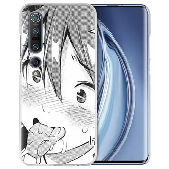 Hentai Harajuku Anime Meitene Gadījumā Xiaomi Mi, Ņemiet vērā, 10 Pro 5G 9T 9 CC9 A3 A2 8 Lite 6X Poco X2 F2 Grūti PC Tālrunis Capas Kritumu