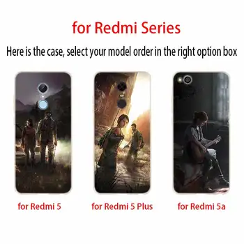 Pēdējā Mums, Video spēles Modes Mīksto TPU Gadījumā Vāks Coque Xiaomi Redmi 9.a 8.a 7.a 6.a 5.a, Ņemiet vērā, 9 8 7 6 5 Pro 8t y3